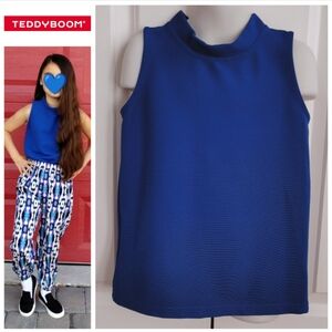 Royal Blue Ribbed Tank